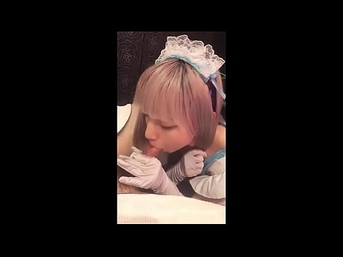 ❤️ Japanski idol [mayuka], kostim francuske služavke, 1. dio, pušenje i drkanje losionom ️❌  Seks kod nas ☑